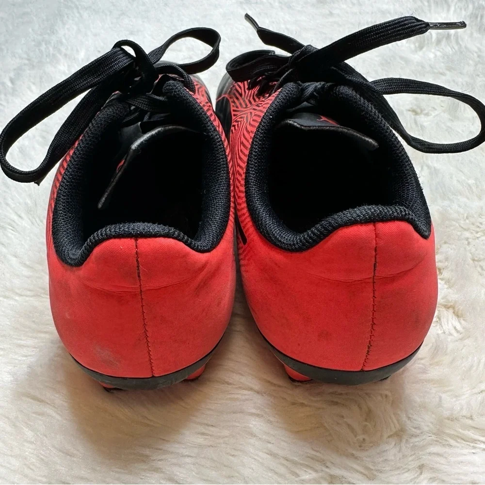 Puma Spirit II Cleats Red & Black Size 1 - Picture 4 of 16